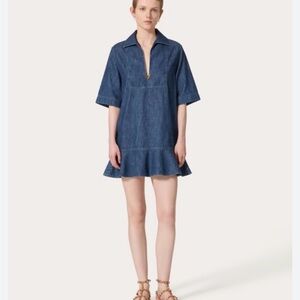 Entro Classic Blue Denim Dress
